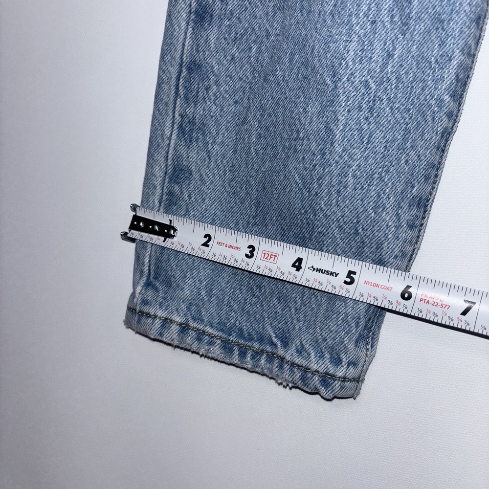 Levi's Wedgie Fit Distressed Knee High Rise Cotton Denim Jeans Size 26 - Picture 8 of 13